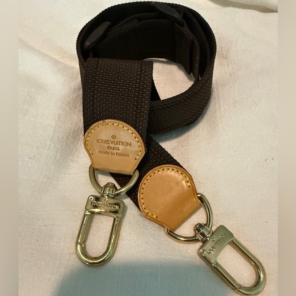 Louis Vuitton Brown Duffel Strap with Gold Details - Picture 1 of 6